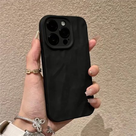 Simple solid color advanced sense suitable for Apple 16 mobile phone case iPhone15promax all-inclusive soft case 14 anti-drop 13