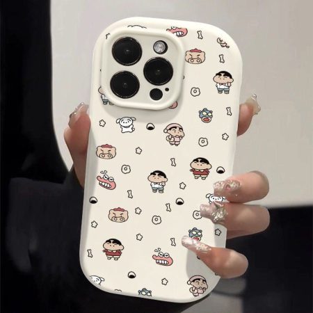 Crayon Xiaoxin applies to Apple 16promax mobile phone case iPhone15plus big fat man 14 soft case 13 men and women