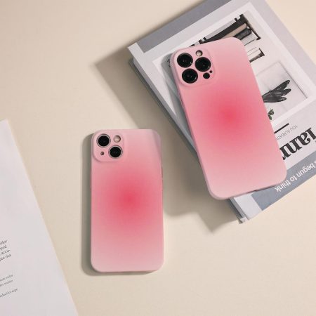 Red Gradient iPhone Case, Lens All Inclusive Phone Case for iPhone 14 Pro Max iPhone15 Case iPhone11 / 12 Case iPhone XR XSCase