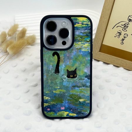 Black Cat Phone Case For iPhone16 15 14 13 12 11 Pro Max Case iPhone 15 14 13 12 11 Pro 15 14 Plus Case 13 12 Mini XR XS MAX SE2020